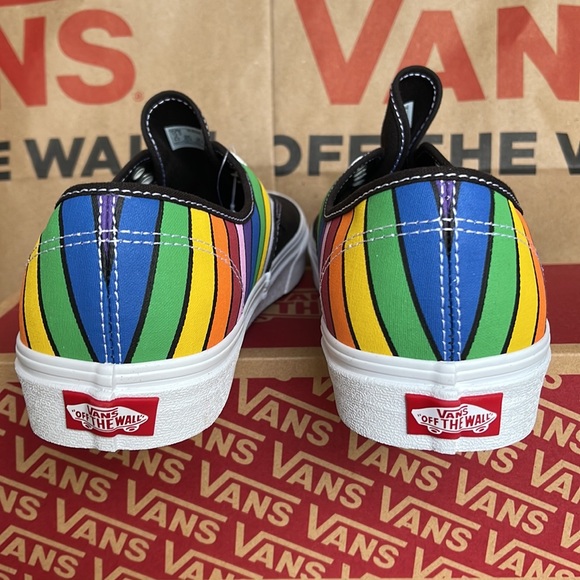 Vans Authentic Fefract Black/True White/Multi Men’s - Picture 14 of 16